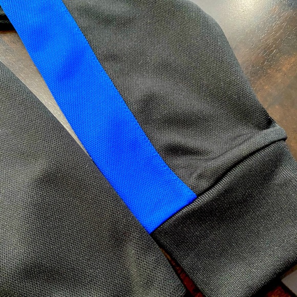 BOYS BLACK LOGO ZIP-UP TRACK JACKET SIZE - Picture 10 of 10